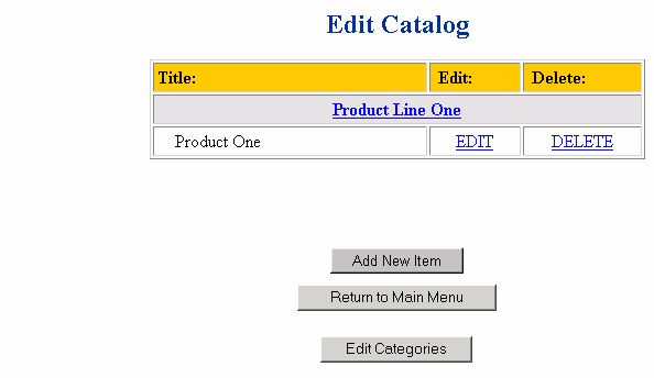 EZ-Catalog Add Item Form